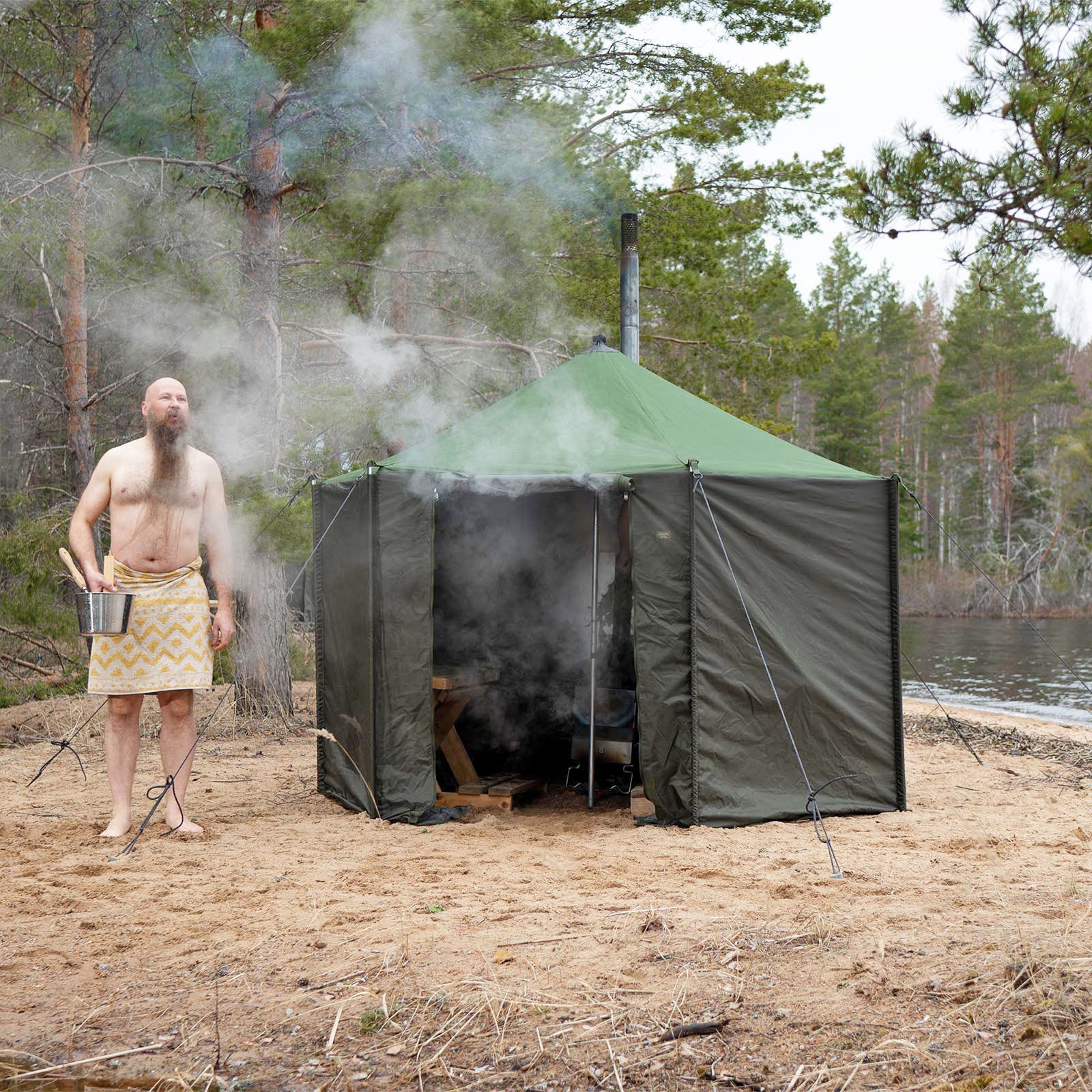 サボッタ　Savotta sauna tent サウナテント 4人用 ストーブ付