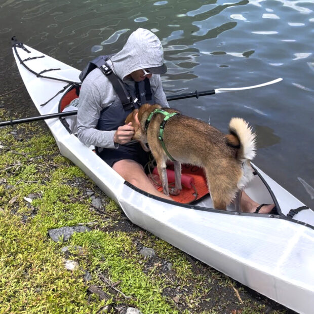 Jan in Kayak